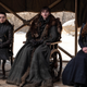 It’s Stark family photo day for Arya (Maisie Williams), Bran (Isaac Hempstead-Wright), and Sansa (Sophie Turner).